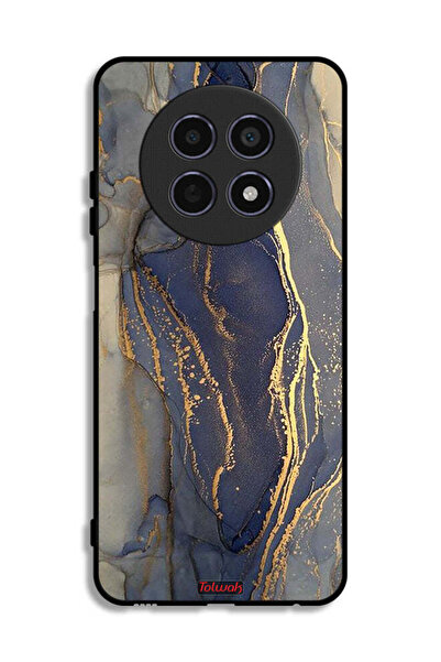 Tolwak غطاء حماية لهاتف Realme 12x 5G بنمط رخامي لامع