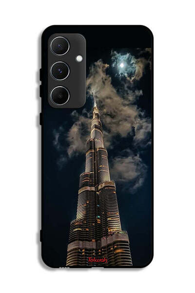 Tolwak Samsung Galaxy A55 5G Protective Case Cover Burj Khalifa In Night
