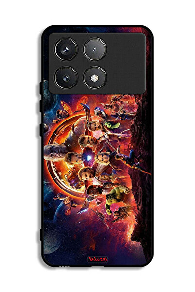 Tolwak Xiaomi Poco F6 Pro Protective Case Cover Avengers