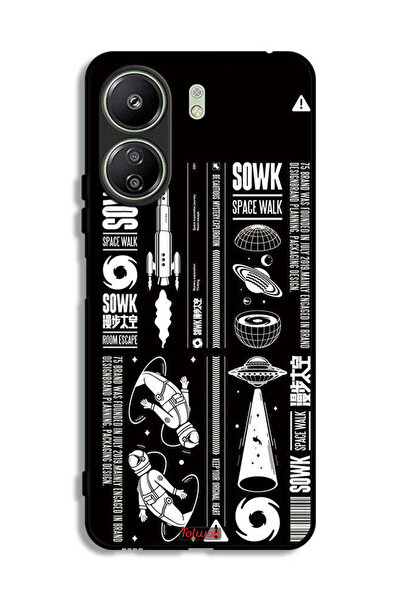 Tolwak غطاء حماية شاومي ريدمي 13 سي، ملصق سوك سبيس ووك