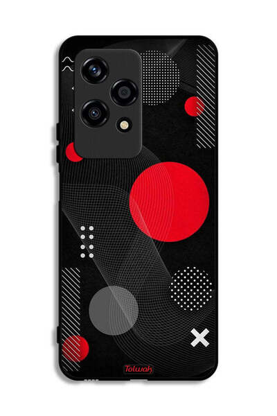 Tolwak غطاء حماية لهاتف Honor 200 Lite 5G بنمط دائري ومتقاطع