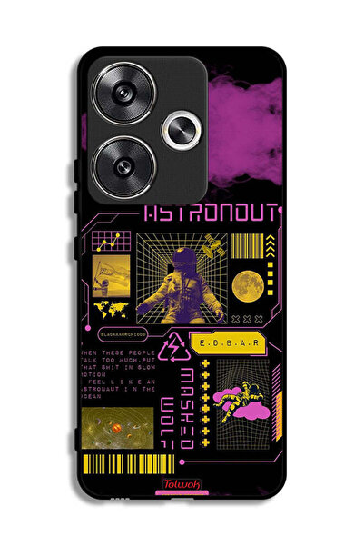 Tolwak Xiaomi Redmi Turbo 3 5G Protective Case Cover Astronaut Sticker