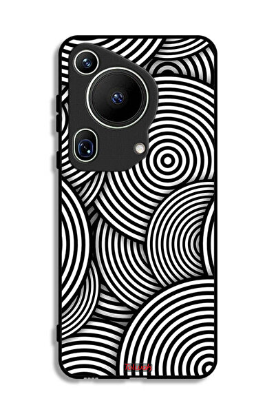 Tolwak غطاء حماية فائق لهاتف هواوي بيورا 70 بنمط دوائر وهمية