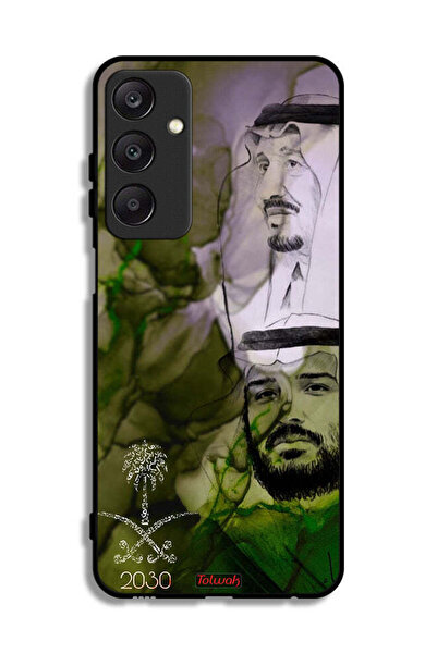 Tolwak غطاء حماية لهاتف سامسونج جالاكسي A25 5G، ملصق فني للملك سلمان وولي الع...
