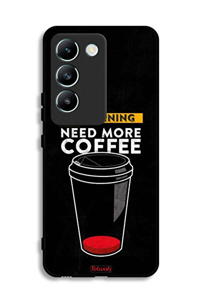 Tolwak غطاء حماية لهاتف Vivo V30 Lite 4G - بحاجة إلى المزيد من القهوة