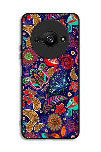 Tolwak Xiaomi Redmi A3 4G Protective Case Cover Birds And Floral Pattern