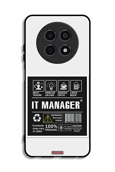 Tolwak غطاء حماية لجهاز Realme 12 5G مع ملصق مدير تكنولوجيا المعلومات