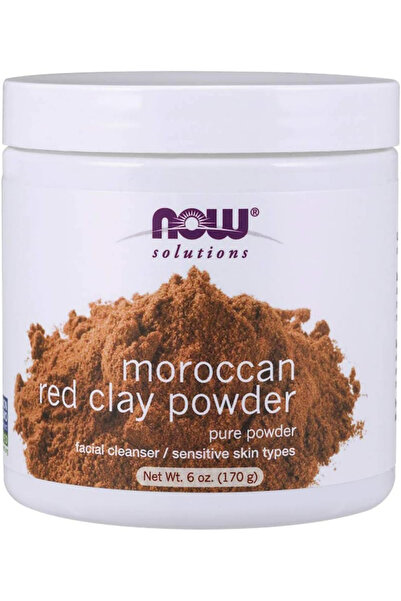 Now Solutions , Mediterranean Red Clay Powder Pure Powder 6Oz. (170G)