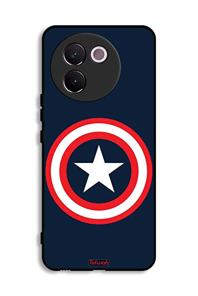 Tolwak غطاء حماية Vivo V30e 5G بتصميم كابتن أمريكا