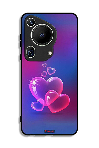 Tolwak غطاء حماية فائق لهاتف هواوي بيورا 70 بنقشة قلوب الماء