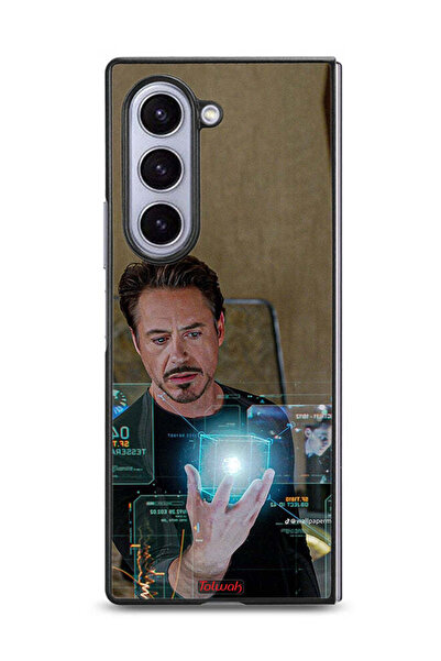 Tolwak غطاء حماية لهاتف Samsung Galaxy Z Fold6 Iron Man