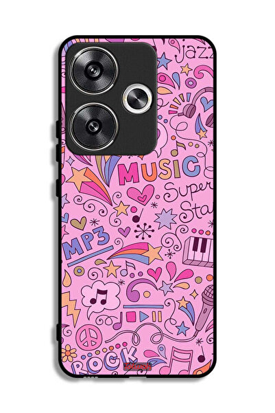 Tolwak غطاء حماية لهاتف Xiaomi Redmi Turbo 3 5G مع علامات موسيقية