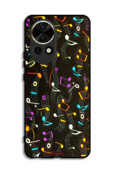 Tolwak غطاء حماية لهاتف هواوي نوفا 12 5G بنمط قماش موسيقي