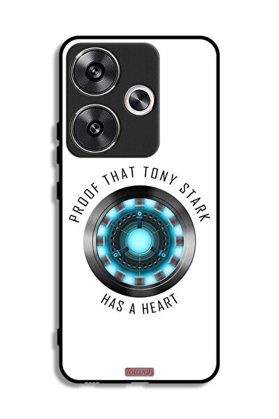 Tolwak غطاء حماية لهاتف Xiaomi Redmi Turbo 3 5G دليل على أن توني ستارك لديه قلب