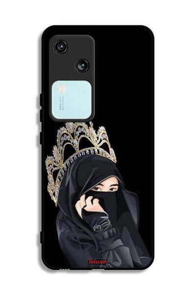 Tolwak غطاء حماية لهاتف Vivo V30 5G بتصميم فتاة الملكة