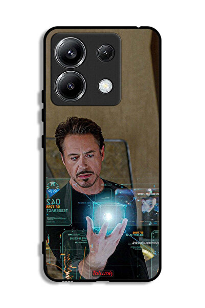 Tolwak غطاء حماية لهاتف Xiaomi Poco X6 5G بتصميم الرجل الحديدي