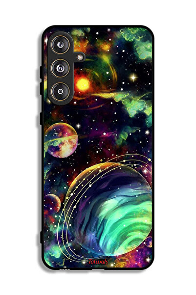 Tolwak Samsung Galaxy M55 5G Protective Case Cover Planets