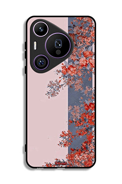 Tolwak غطاء حماية لهاتف هواوي بيورا 70 برو برسومات أوراق الشجر والزهور