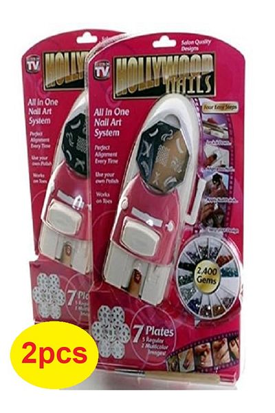 Generic PRC Hollywood Nails Professional Complete Art System (Pink & White)