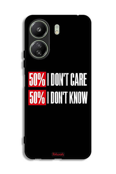 Tolwak غطاء حماية لهاتف Xiaomi Redmi 13C لا يهمني