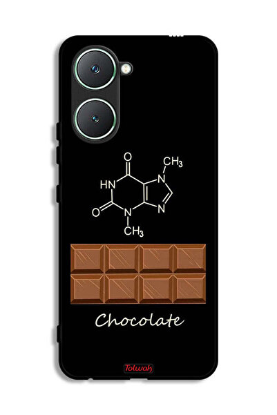 Tolwak غطاء حماية لهاتف Vivo Y03 4G بلون الشوكولاتة