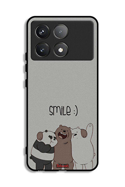 Tolwak Xiaomi Poco F6 Pro Protective Case Cover Friends Smile