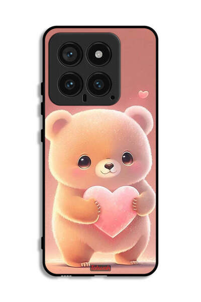 Tolwak غطاء حماية لهاتف شاومي 14 باندا صغير لطيف يحمل قلبًا