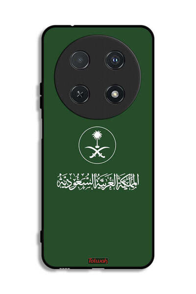Tolwak غطاء حماية لهاتف هواوي نوفا 12i، تصميم فن ناقل لعلامة المملكة العربية ...
