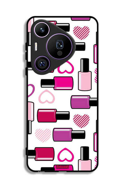 Tolwak غطاء حماية لهاتف هواوي بيورا 70 برو - أحمر شفاه محب