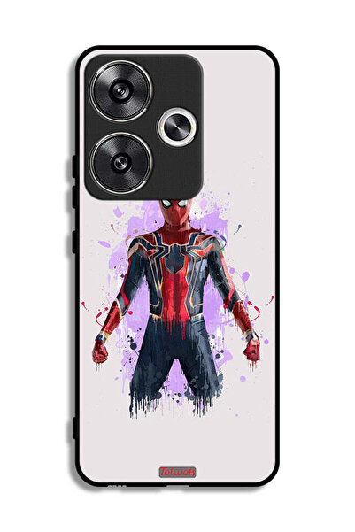 Tolwak غطاء حماية لهاتف Xiaomi Redmi Turbo 3 5G بتصميم العنكبوت الحديدي