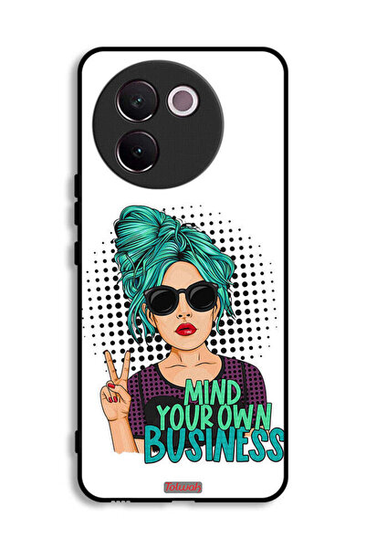 Tolwak Vivo V30e 5G Protective Case Cover Mind Your Own Business