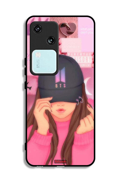 Tolwak غطاء حماية لهاتف Vivo V30 5G بطبعة فتاة سناب