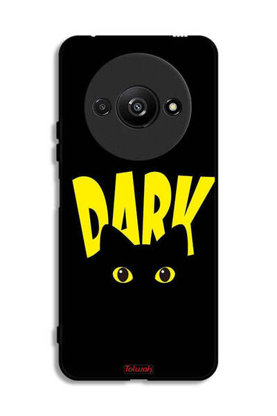 Tolwak Xiaomi Redmi A3 4G Protective Case Cover Dark Cat