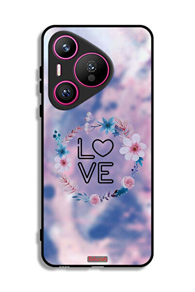 Tolwak غطاء حماية لهاتف هواوي بيورا 70 برسومات زهور الحب
