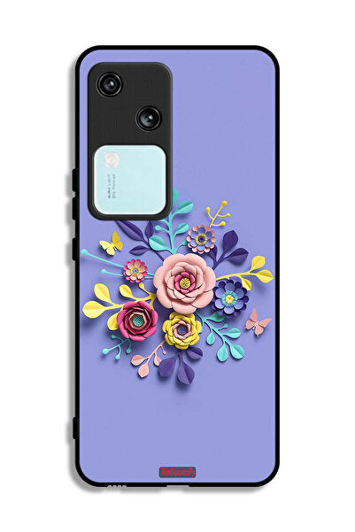 Tolwak Vivo V30 5G Protective Case Cover Flowers Art
