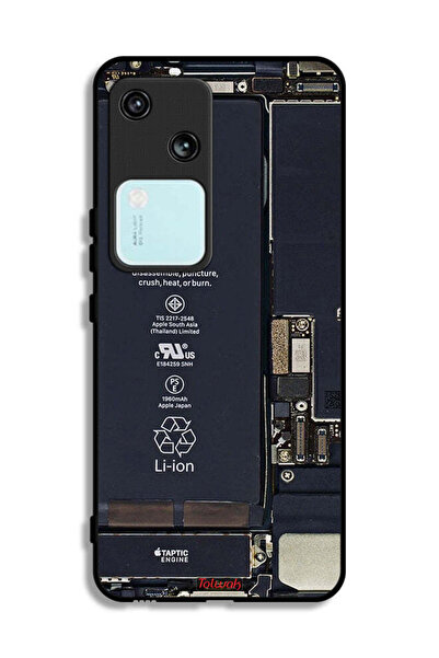 Tolwak غطاء حماية لهاتف Vivo V30 5G بنمط دائرة الهاتف