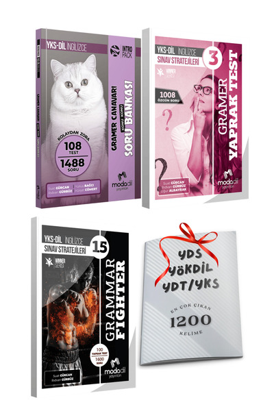 Modadil Yayınları YKS YDT YKSDil Modadil Gramer (Grammar) Soru Bankası ve 2li...