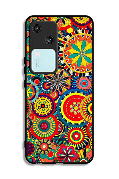 Tolwak غطاء حماية لهاتف Vivo V30 5G بنمط ماندالا ملون