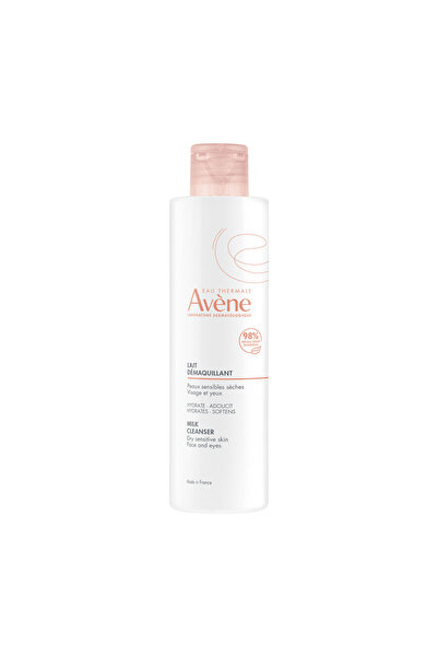 Avene Lapte demachiant pentru piele sensibilă și uscată, Lapte demachiant, Avene, 200 ml
