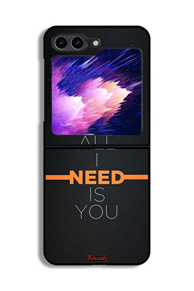 Tolwak غطاء حماية لهاتف Samsung Galaxy Z Flip6 كل ما أحتاجه هو أنت