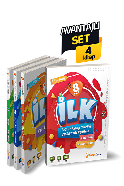 HiperZeka Avantajlı Set 2026 8. Sınıf İlk Soru Bankaları