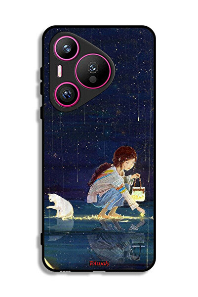 Tolwak غطاء حماية لهاتف هواوي بيورا 70 برسومات نجوم فنية