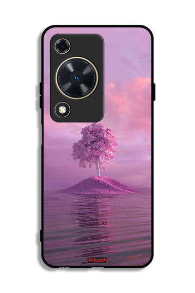 Tolwak غطاء حماية لهاتف هواوي إنجوي 70 - شجرة - Unsplash