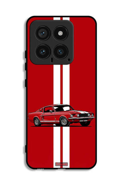 Tolwak Xiaomi 14 Protective Case Cover Vintage Car Abstract Art