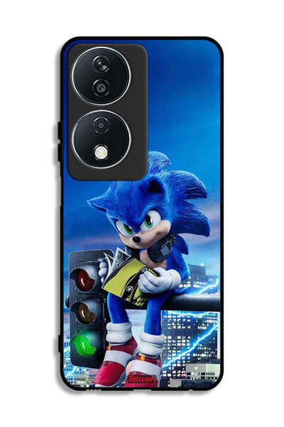 Tolwak غطاء حماية لهاتف Honor X7b 5G بنمط سونيك ريدينج