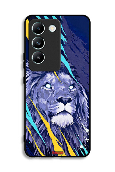 Tolwak غطاء حماية لهاتف Vivo V30 Lite 4G بطبعة الأسد الملك