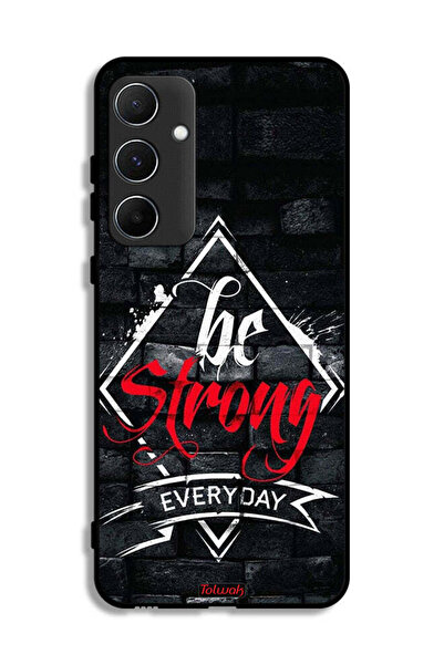 Tolwak Samsung Galaxy A55 5G Protective Case Cover Be Strong Every Day