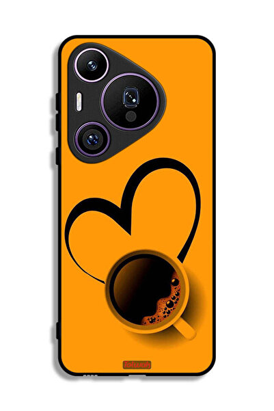 Tolwak غطاء حماية هواوي بيورا 70 برو بتصميم فنجان قهوة