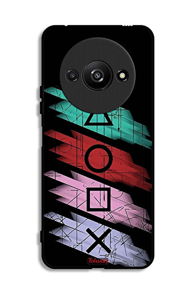 Tolwak Xiaomi Redmi A3 4G Protective Case Cover Squid Game Icons