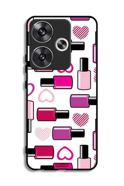 Tolwak Xiaomi Poco F6 5G Protective Case Cover Lipstick Lover